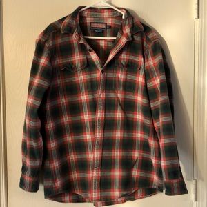 VV Owen plaid flannel shirt long sleeve